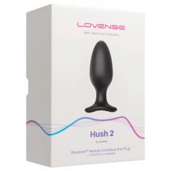   LOVENSE Hush 2 L - dobíjecí malý anální vibrátor (57 mm) - černý