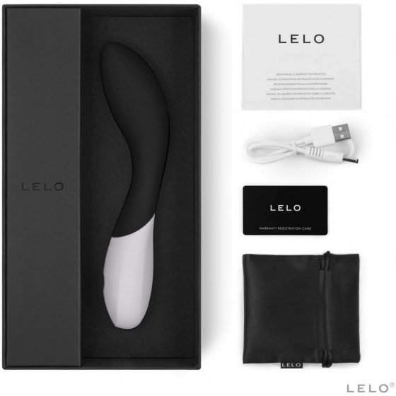 LELO Mona Wave - vodotěsný vibrátor pro bod G (černý)