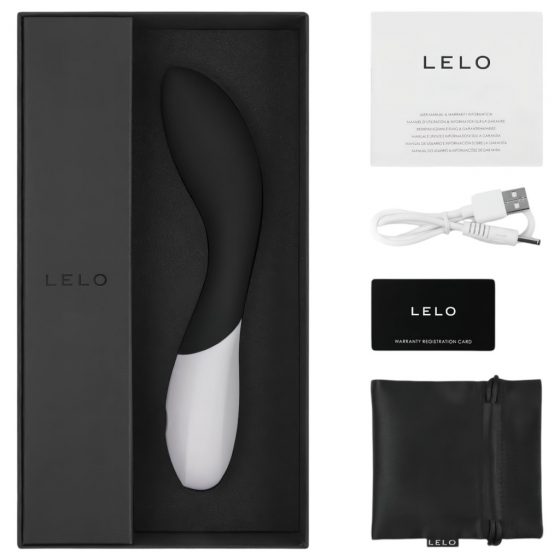 LELO Mona Wave - vodotěsný vibrátor pro bod G (černý)