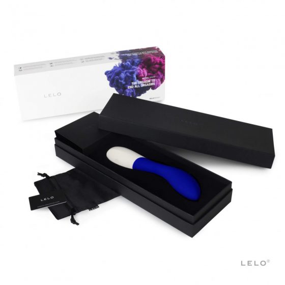 LELO Mona Wave - vodotěsný vibrátor pro bod G (modrý)