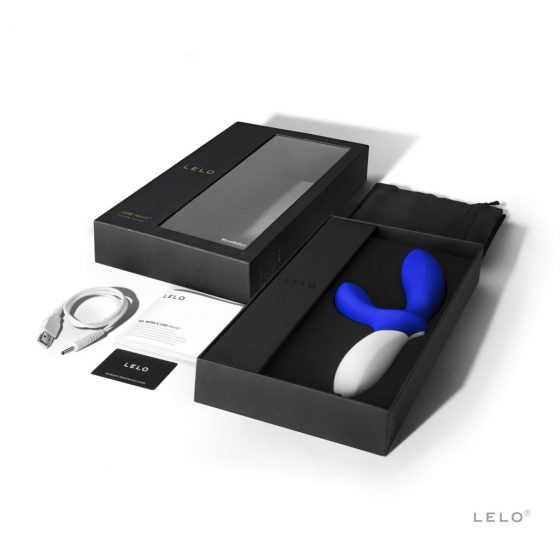 LELO Loki Wave - vodotěsný vibrátor na prostatu (modrý)