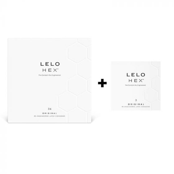 LELO Hex Original - luxusní balení kondomů (36+3ks)