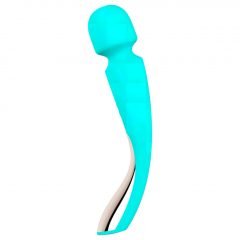   LELO Smart Wand 2 - velký - dobíjecí masážní vibrátor (tyrkysový)