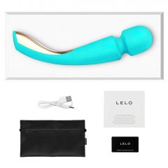   LELO Smart Wand 2 - velký - dobíjecí masážní vibrátor (tyrkysový)