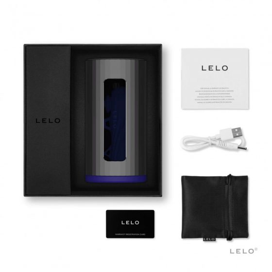 LELO F1s V2 - interaktivní masturbátor Soundwave (černo-modrý)