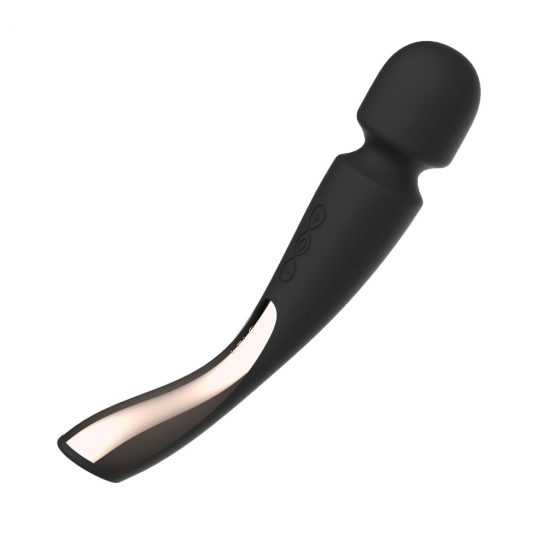 LELO Smart Wand 2 - střední - dobíjecí masážní vibrátor (černý)