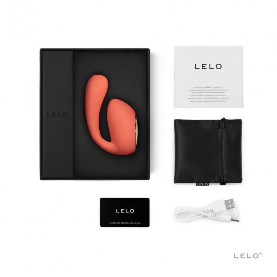 LELO Ida Wave - chytrý dobíjecí vibrátor (korálová)