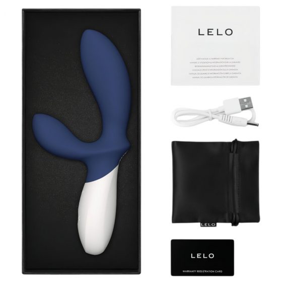 LELO Loki Wave 2 - dobíjecí, vodotěsný vibrátor na prostatu (modrý)