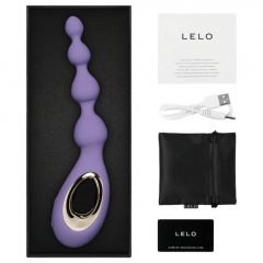   LELO Soraya Beads - dobíjecí, vodotěsný anální vibrátor (fialový)