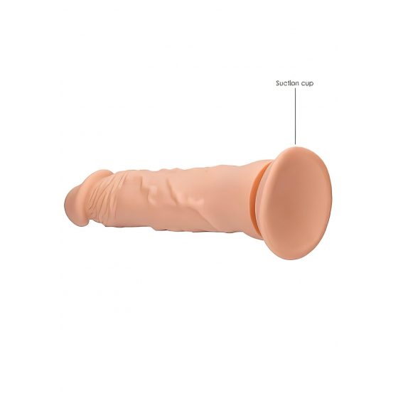 RealRock Dong 10 - realistické dildo (25 cm) - přírodní