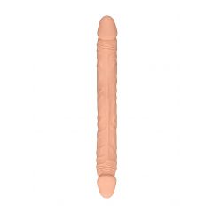   RealRock Double Dong 14 - dvojité dildo (36 cm) - přírodní