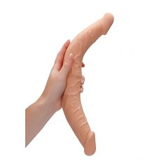   RealRock Double Dong 14 - dvojité dildo (36 cm) - přírodní