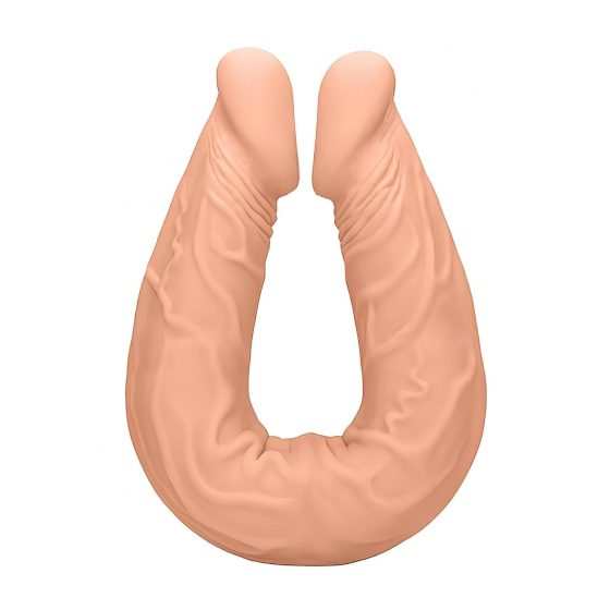 RealRock Double Dong 14 - dvojité dildo (36 cm) - přírodní