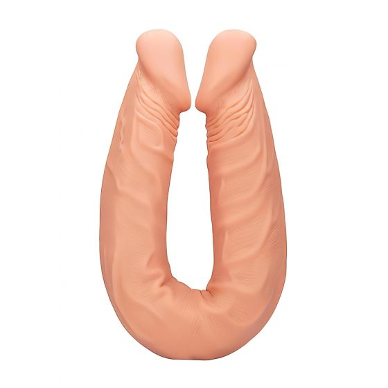 RealRock Double Dong 18 - dvojité dildo (46 cm) - přírodní