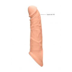   RealRock Penis Sleeve 8 - návlek na penis (21cm) - tělová barva