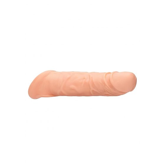 RealRock Penis Sleeve 8 - návlek na penis (21cm) - tělová barva