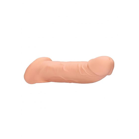 RealRock Penis Sleeve 9 - návlek na penis (21,5 cm) - tělová barva