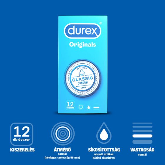 Durex klasické kondomy (12 ks)