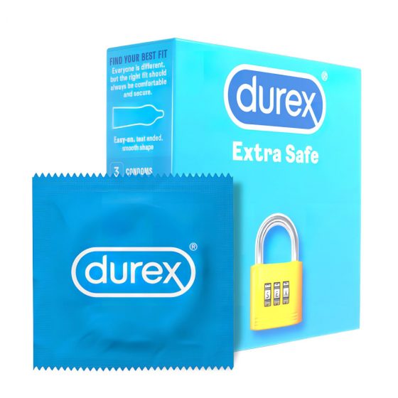 Durex extra safe - bezpečné kondomy (3 ks)