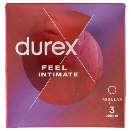 Durex Feel Intimate - tenkostěnné kondomy (3 ks)