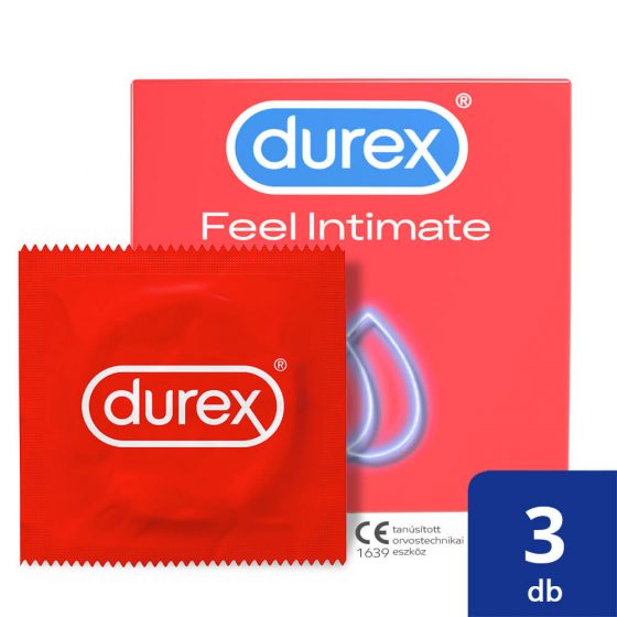 Durex Feel Intimate - tenkostěnné kondomy (3 ks)