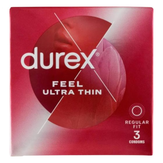 Durex Feel Ultra Thin - ultra realistické kondomy (3ks)