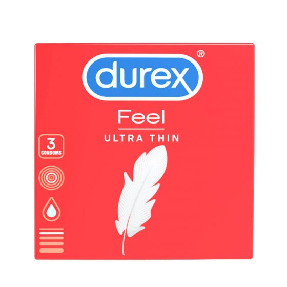 Durex Feel Ultra Thin - ultra realistické kondomy (3ks)