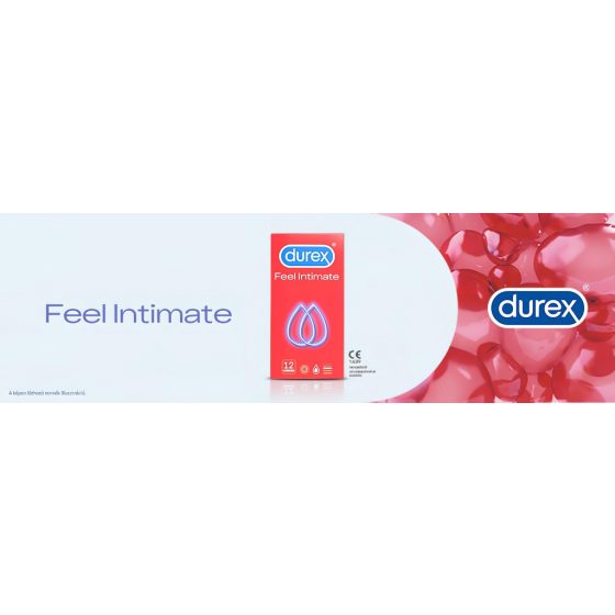 Durex Feel Intimate - tenkostěnné kondomy (12 ks)