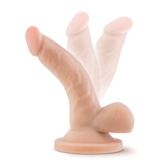 Dr. Skin 4 - realistické dildo s přísavkou - tělová barva (12 cm)