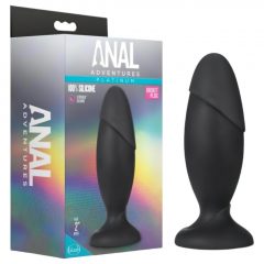   Anal Adventures Platinum Rocket Plug - anální dildo (černé)