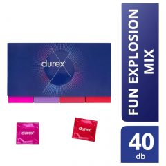 Durex Fun Explosion - diskrétní balení kondomů (40 ks)