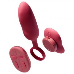   Platanomelón Mobi - Cordless, Radio-Controlled Vibrator Set - 2 Pieces (Red)