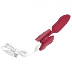   Platanomelón Mobi - Cordless, Radio-Controlled Vibrator Set - 2 Pieces (Red)