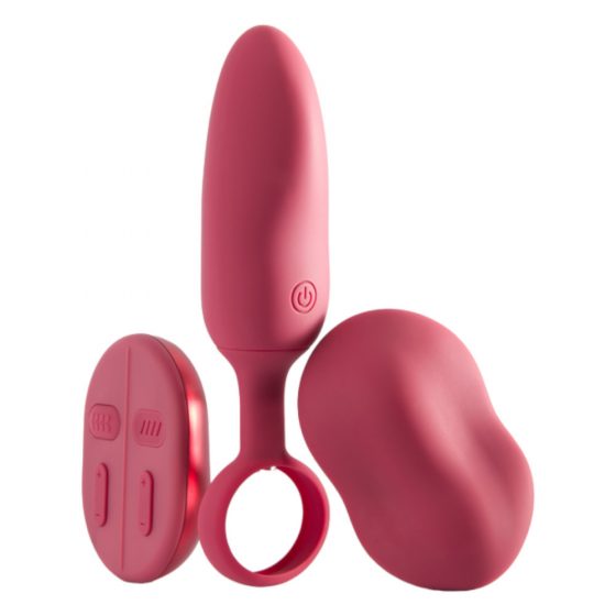 Platanomelón Mobi - Cordless, Radio-Controlled Vibrator Set - 2 Pieces (Red)