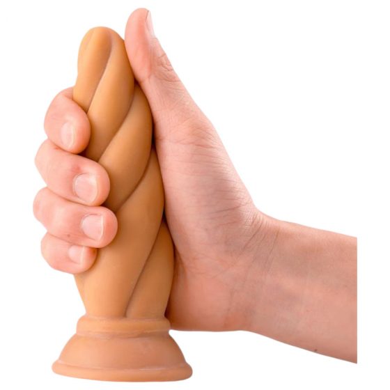 Max & Co Felix - šroubové anální dildo - 15 cm (přírodní)