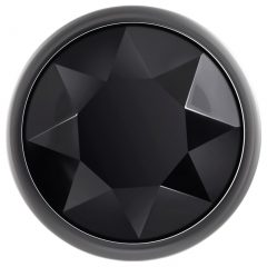   Evolved Black Gem - kovový anální kolík set (černý-stříbrný)