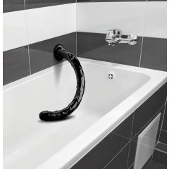   Hosed Realistic Anal Snake 19 - dlouhé anální dildo ve tvaru penisu s přísavkou (černé)