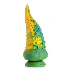   Creature Cocks Monstropus - silikonové dildo s ramenem chobotnice - 22 cm (žlutozelené)