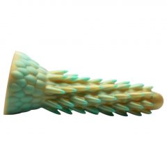   Creature Cocks Stegosaurus - silikonové dildo s ostny - 20 cm (zelené)