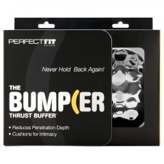   Perfect Fit The Bumper - sada kroužků na varlata a penis - černá (2 kusy)