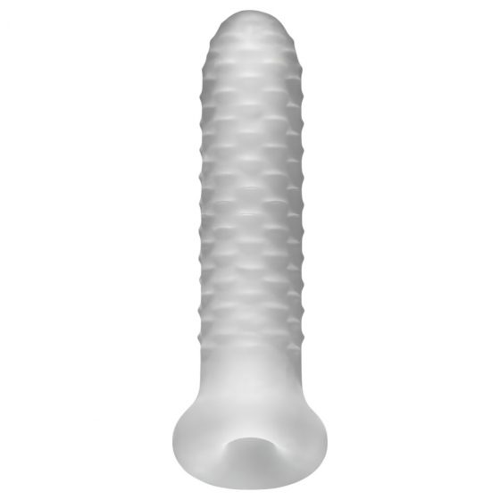 Fat Boy Checker Box - pouzdro na penis (17 cm) - mléčně bílé