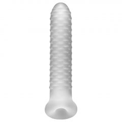   Fat Boy Checker Box - pouzdro na penis (19 cm) - mléčně bílé