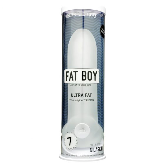 Fat Boy Original Ultra Fat - návlek na penis (19cm) - bílý