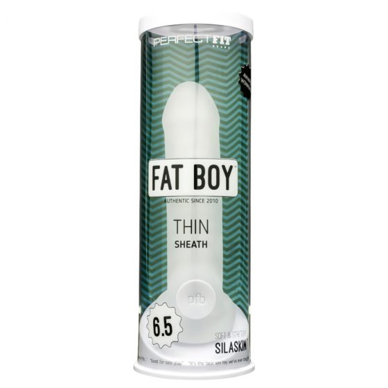 Fat Boy Thin - návlek na penis (17cm) - bílý