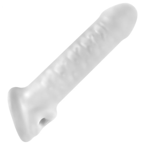 Fat Boy Thin - návlek na penis (17cm) - bílý