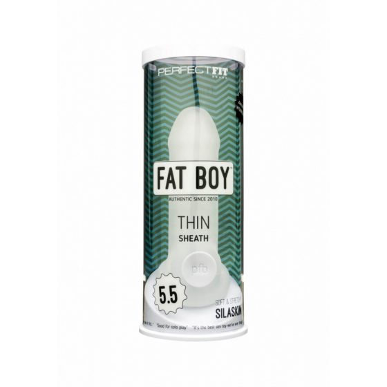 Fat Boy Thin - návlek na penis (15cm) - bílý