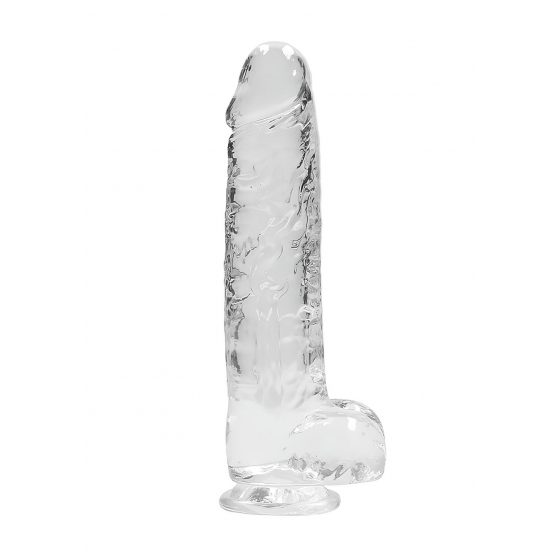 REALROCK - průsvitné realistické dildo - vodočisté (22cm)