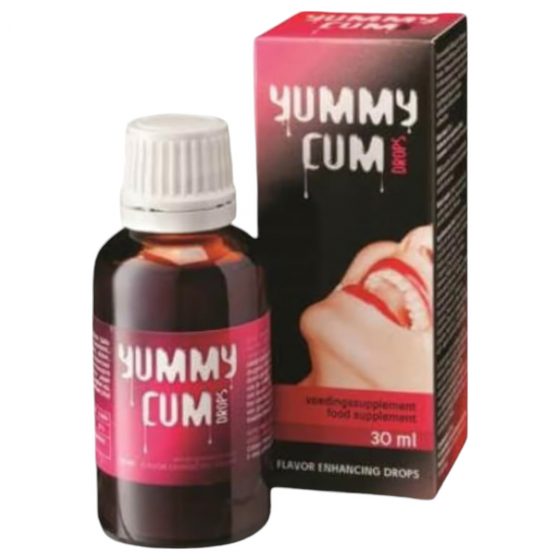 Yummy Cum Drops - výživový doplněk v kapkách - pro muže (30 ml)