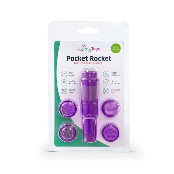 Easytoys Pocket Rocket - sada vibrátorů - fialová (5 kusů)