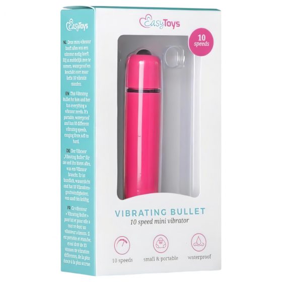 Easytoys Bullet - vodotěsný tyčový vibrátor (růžový)